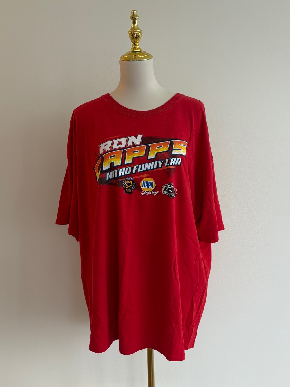 Ron Capps NAPA Racing NHRA Nitro Funny Car Signed Graphic T-Shirt 3XL